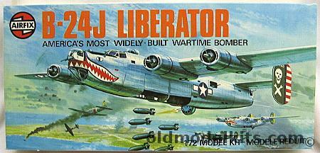 Airfix 1/72 Consolidated B-24J Liberator - USAAF 445th BG or 90th BG, 05006-3 plastic model kit